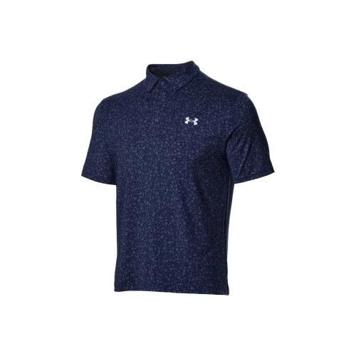 Under Armour Playoffs 3,0 Поло Мужское Midnight Marine Blue 424