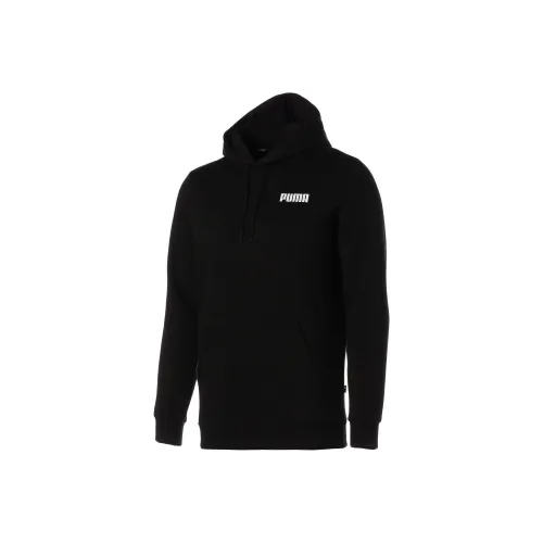 PUMA Essentials Толстовка FL Мужская Толстовка Мужская Черная