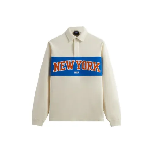 Kith X New York Knicks Co Бренд Бежевый Унисекс Свитшоты