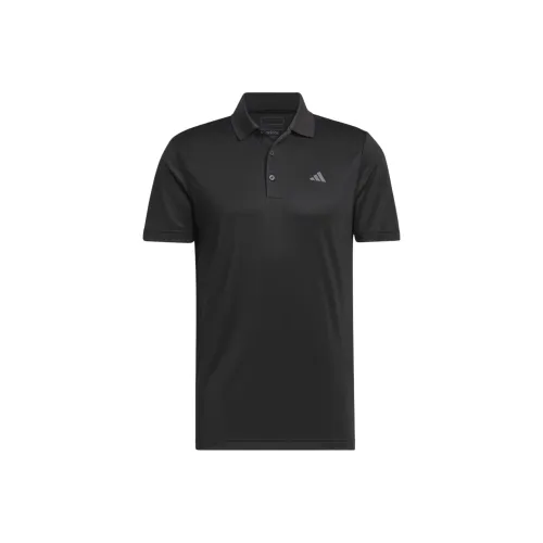 Adidas Мужское Поло Черное