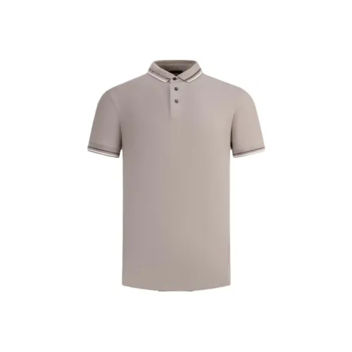 EMPORIO ARMANI Поло Мужское Светло-Кофейное