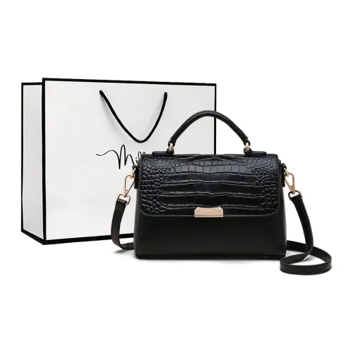 MILLIE'S Сумка через плечо из коровьей кожи женская черная