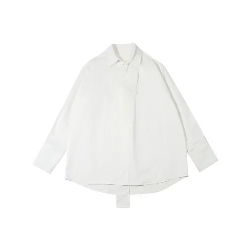 SUPEREALLY Белая унисекс рубашка