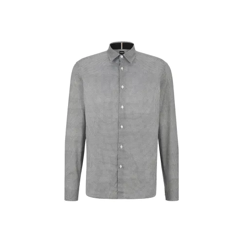 Hugo Boss Серые Мужские Рубашки