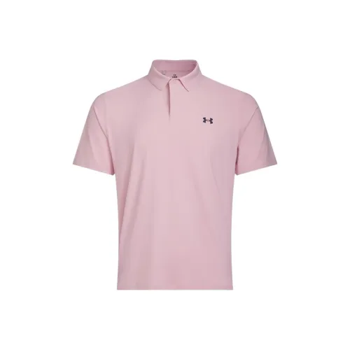 Under Armour Drive Chill Поло Мужское Темно-розовый Undertone