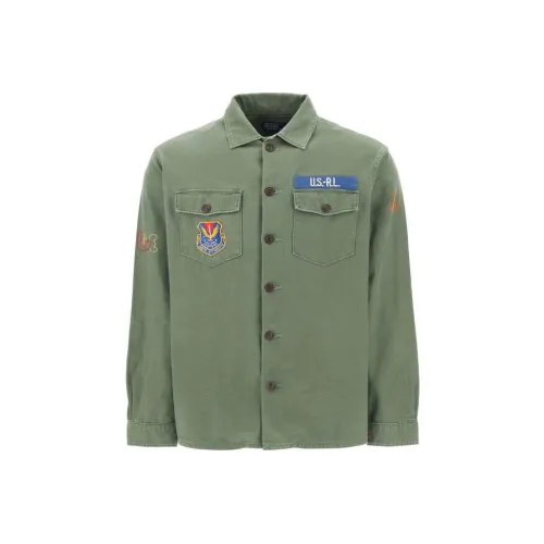 Polo Ralph Lauren Зеленые Мужские Рубашки