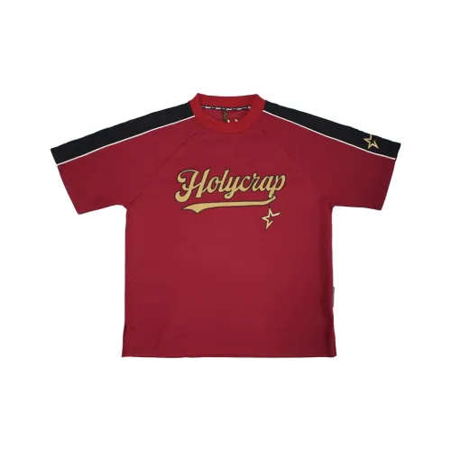 Holycrap T-Shirt Унисекс Бордовый