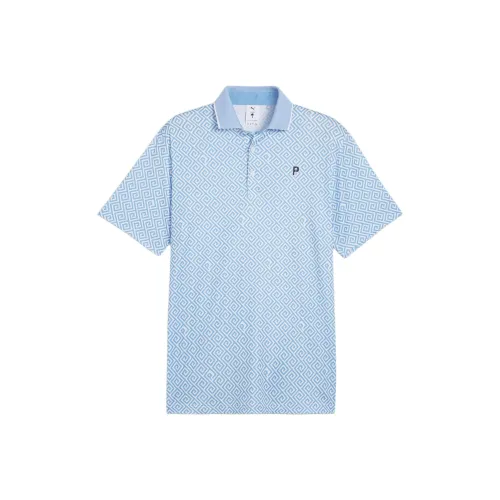 PUMA x PTC Поло Мужское Небесно-Синий