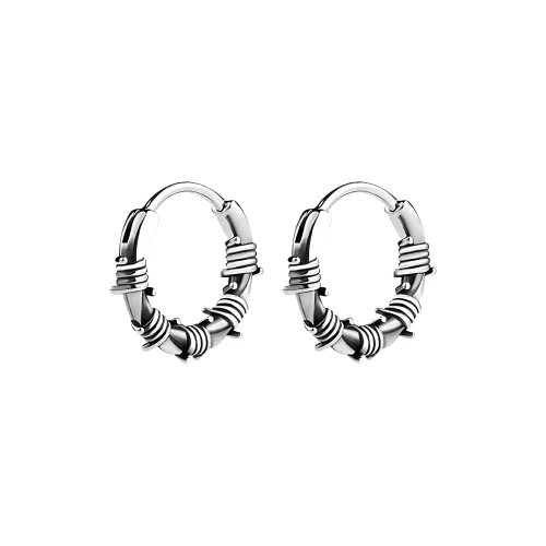 Cooraree Титановые серьги-гвоздики унисекс