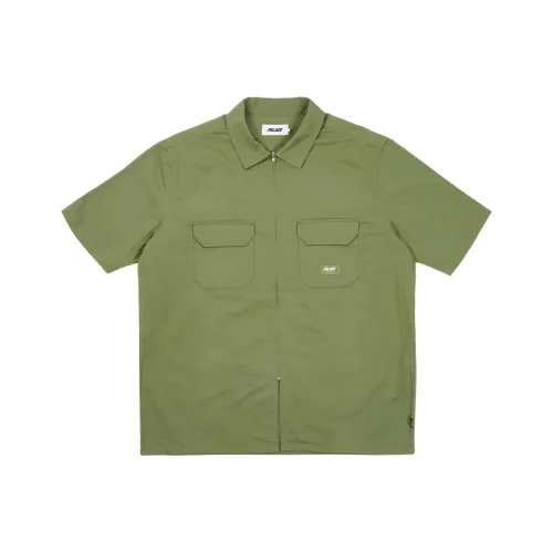 PALACE SS24 D Man Рубашка Унисекс Оливковый