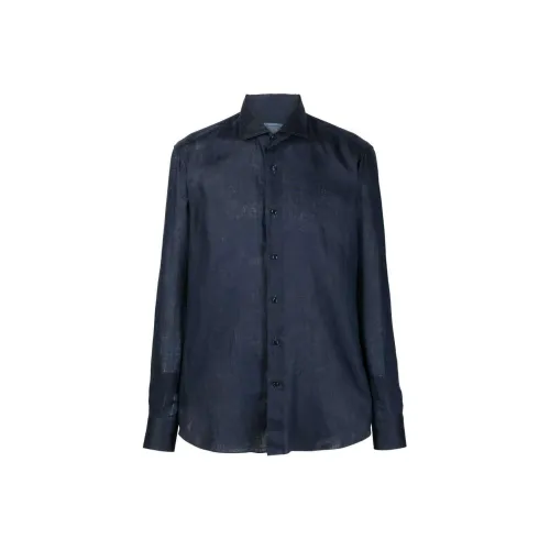 BARBA Midnight Blue Мужские Рубашки