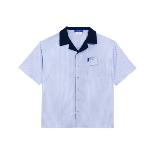 PMET MULTI многоугольная серия PLAYER синие унисекс рубашки