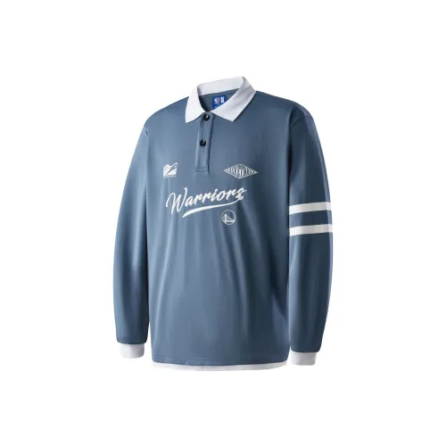 NBA Поло Унисекс Серый Синий