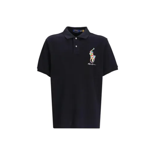 Черное мужское поло Polo Ralph Lauren