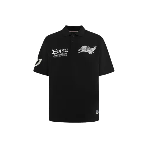 EVISU Черная мужская поло