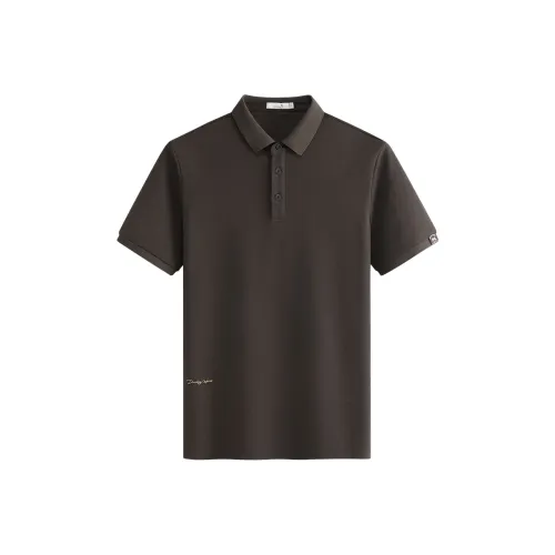 Поло Dance with Wolves Мужское Коричневое