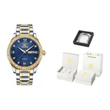 Стальной ремешок, синий циферблат [Коробка, ограниченная серия]