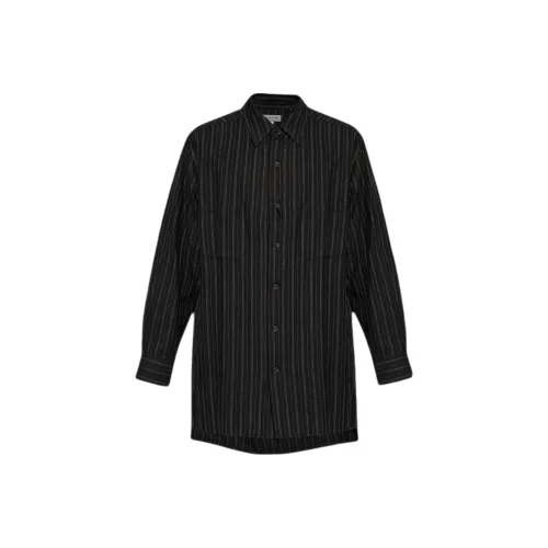 Yohji Yamamoto Черные Мужские Рубашки