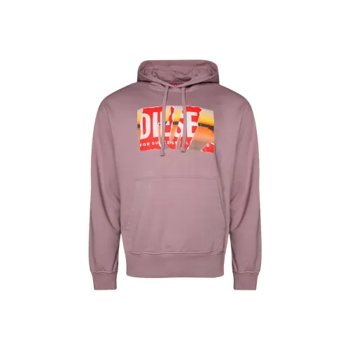 DIESEL FW23 Толстовка Мужской Фиолетовый