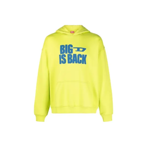 DIESEL Желтые Мужские Свитшоты