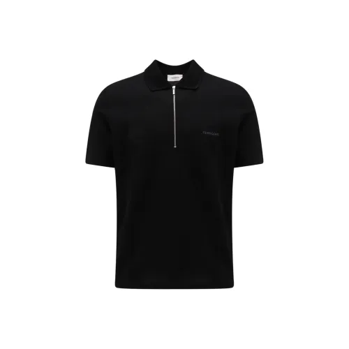 Ferragamo Поло Мужское Черное