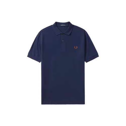 FRED PERRY Поло Мужское Темно-синий