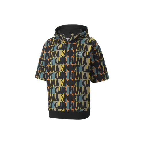 PUMA Borussia Mönchengladbach Hc AOP SS Hoodie Hoodie Мужской Черный