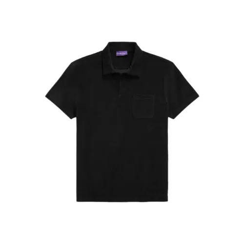 Ralph Lauren Purple Label Черное Мужское Поло