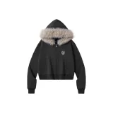 Женский укороченный, цвет угольно-серый