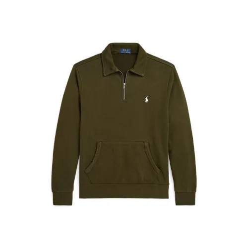 Polo Ralph Lauren SS24 Свитшот Мужской Темный Лодин Зеленый