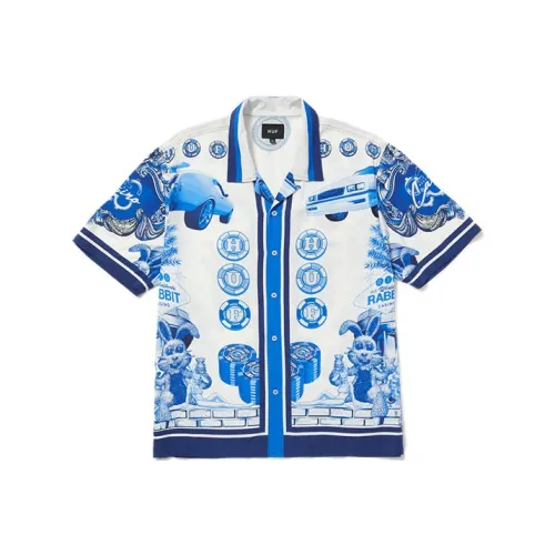 HUF Белая унисекс рубашка