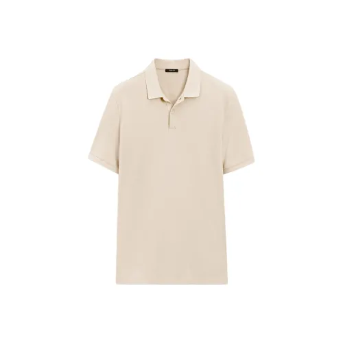 Massimo Dutti Поло Мужское Экрю