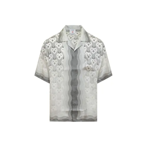 CASABLANCA SS25 Рубашка Мужская Серого цвета