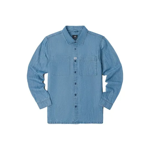 Мужская рубашка Lee co-branded, светло-синяя