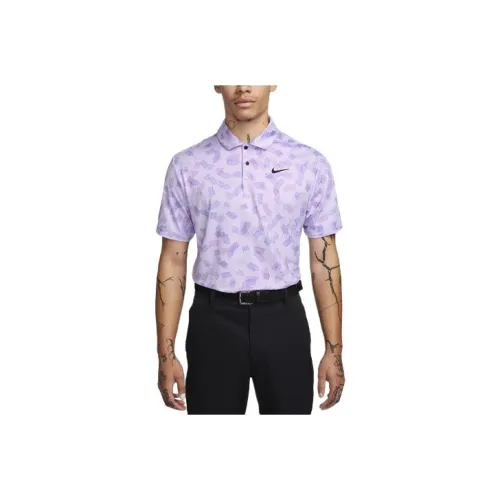 nike Tour Поло Мужское Lilac с Цветочным Дизайном