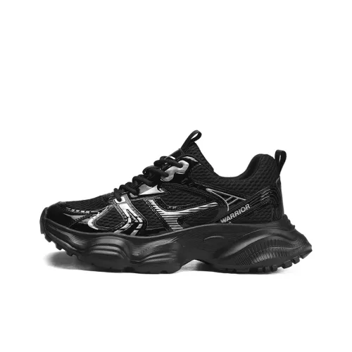 Warrior Дышащий Легкий Увеличение Высоты Низкий Топ Толстая Подошва Мужские Кроссовки