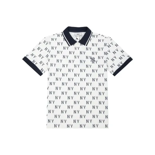MLB Monogram Нью-Йорк Янкис Сливочный Унисекс Поло