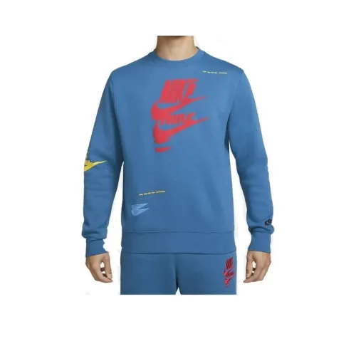 Nike Синий Мужской Свитшот