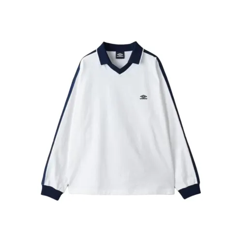Umbro Белое Унисекс Поло