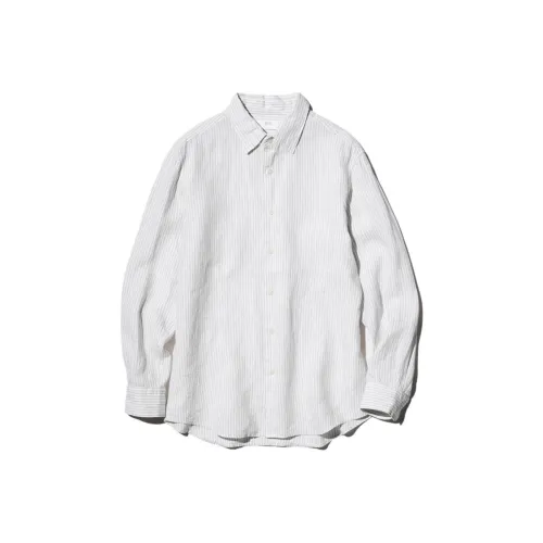 UNIQLO Серые Унисекс Рубашки