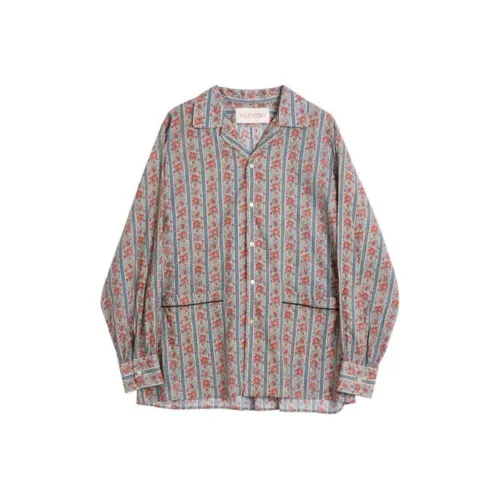 Valentino Red Men's Shirts Валентино Красные Мужские Рубашки