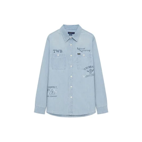 Teenie Weenie Men Рубашка Унисекс Blue