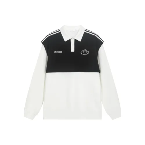 bosieagender x Little Flower Черный/Белый Унисекс Поло