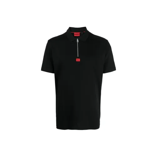 Hugo Boss SS24 Поло Мужское Черное