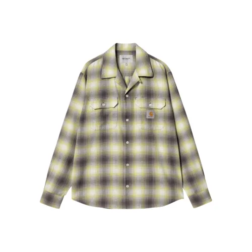 Carhartt WIP SS24 L S Blanchard Рубашка Унисекс Лайм