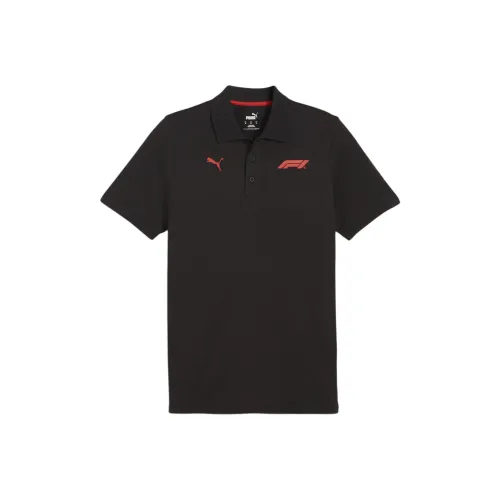 PUMA ESS Polo Мужской Черный