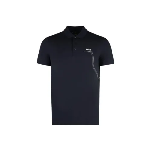 Hugo Boss Поло Мужское Черное