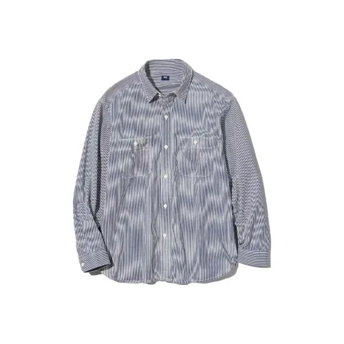 UNIQLO Королевский синий Унисекс Рубашки