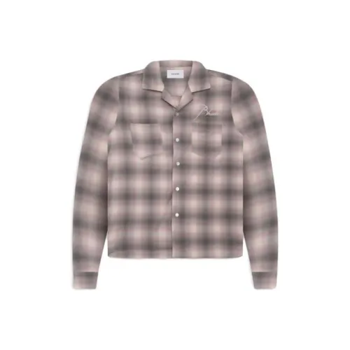 RHUDE Серые Мужские Рубашки