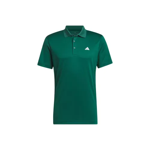 Adidas Performance Polo Polo Мужское Зеленое